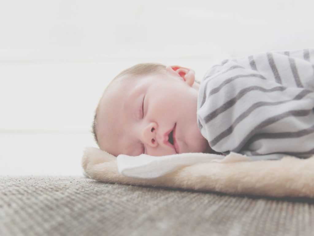Sleeping through the night with a baby