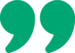 quote icon, green